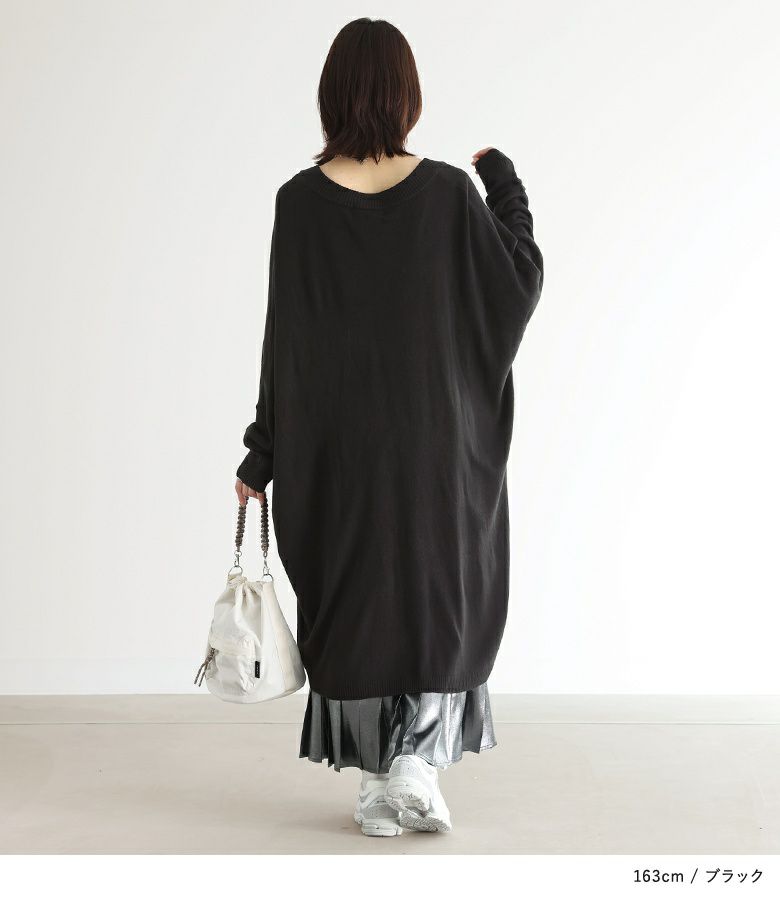 n'OrLABELカシミヤタッチVネックニット』 n'OrLABELカシミヤタッチVネックニット』