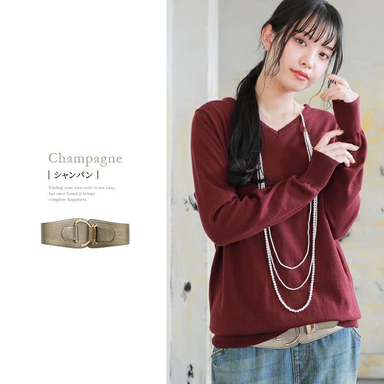 N'OrLABELＤバックルデザインベルト ベルト