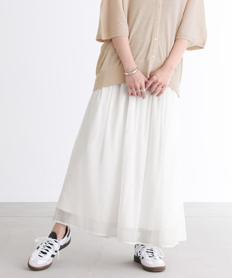 ふわさらロングスカート』レディースファッション通販サイトのオシャレ 