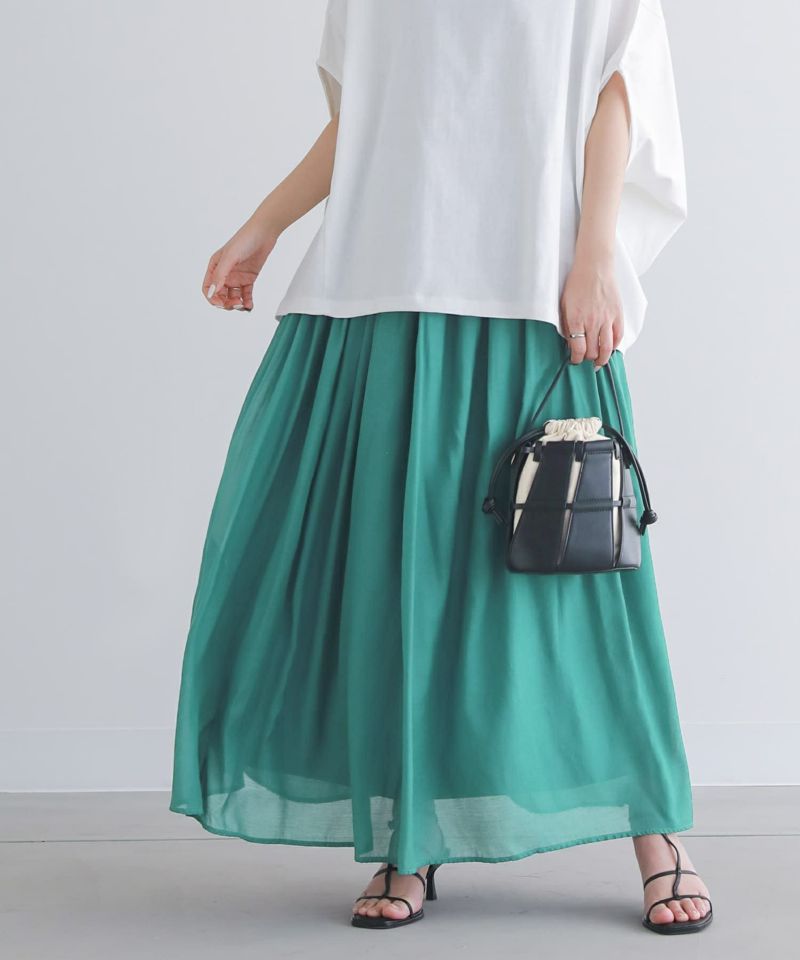 ふわさらロングスカート』レディースファッション通販サイトのオシャレ 