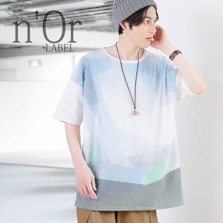 N Orlabel幾何学デザインプリントtシャツ レディースファッション通販サイトのオシャレウォーカー N Orlabel幾何学デザインプリントtシャツ レディースファッション通販サイトのオシャレウォーカー