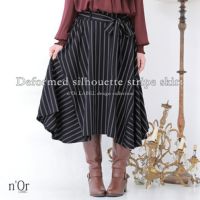 nOrLABEL(ノアールレーベル)クラシカルストライプスカート