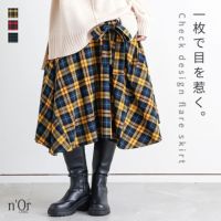 nOrLABEL(ノアールレーベル)クラシカルチェックスカート