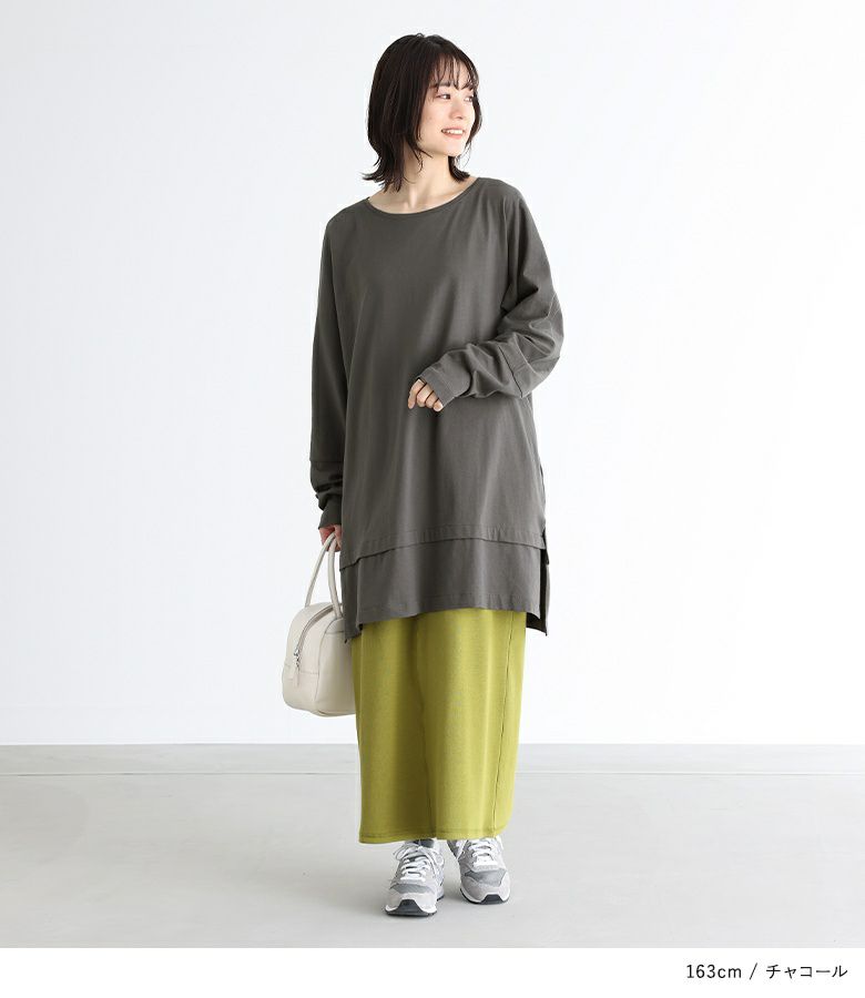 n'OrLABEL万能リラックス風合いカットソー』