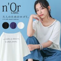 n'OrLABELオリジナルロゴTシャツ