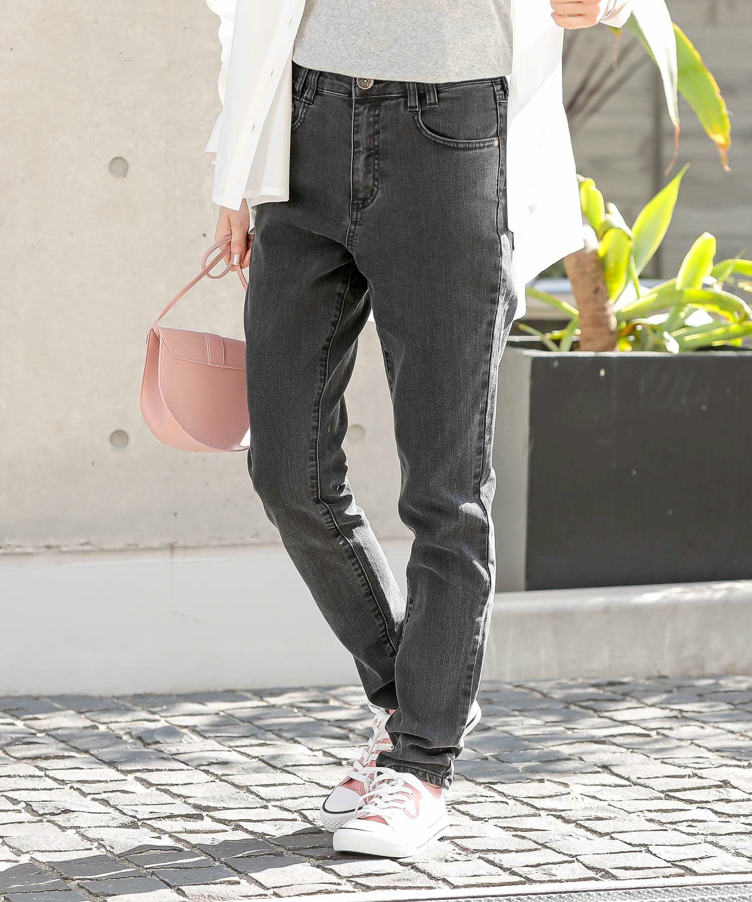 n'OrLABELストレッチスキニーデニム』