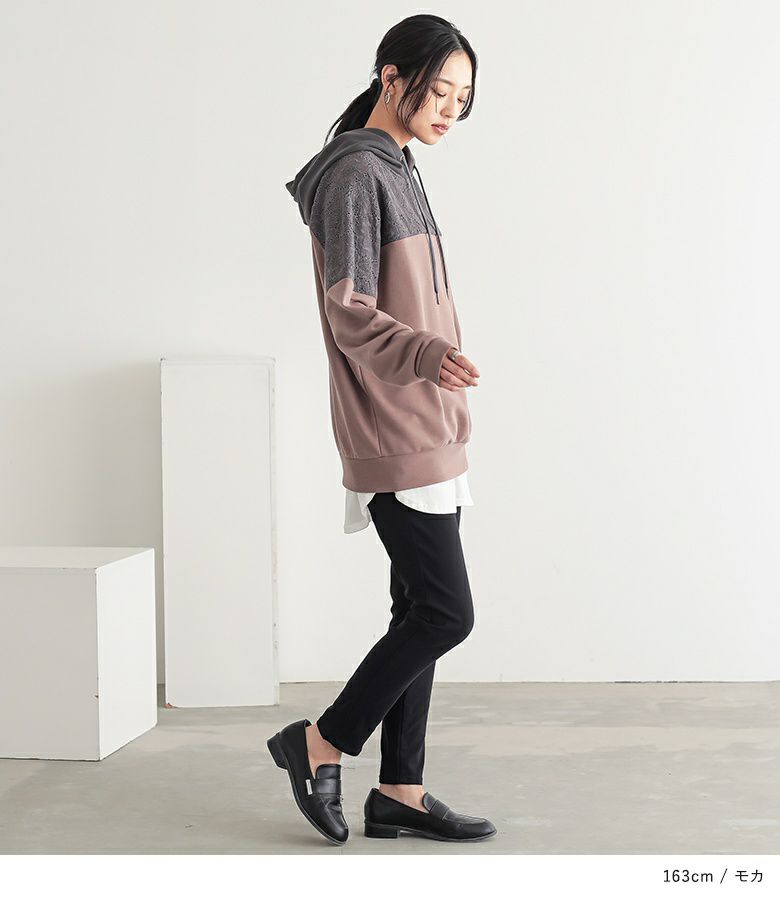 【新品未使用】インゲボルグ 白 お花レース使い パーカー/2024年 春 INGEBORG / インゲボルグ （レディース） パーカー | ファッション通販