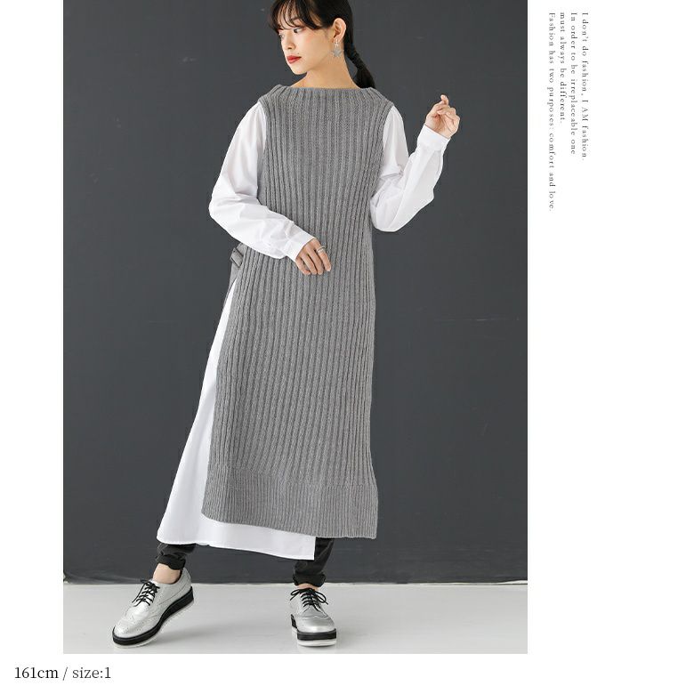 N Orlabelシャツドッキングニットワンピース レディースファッション通販サイトのオシャレウォーカー