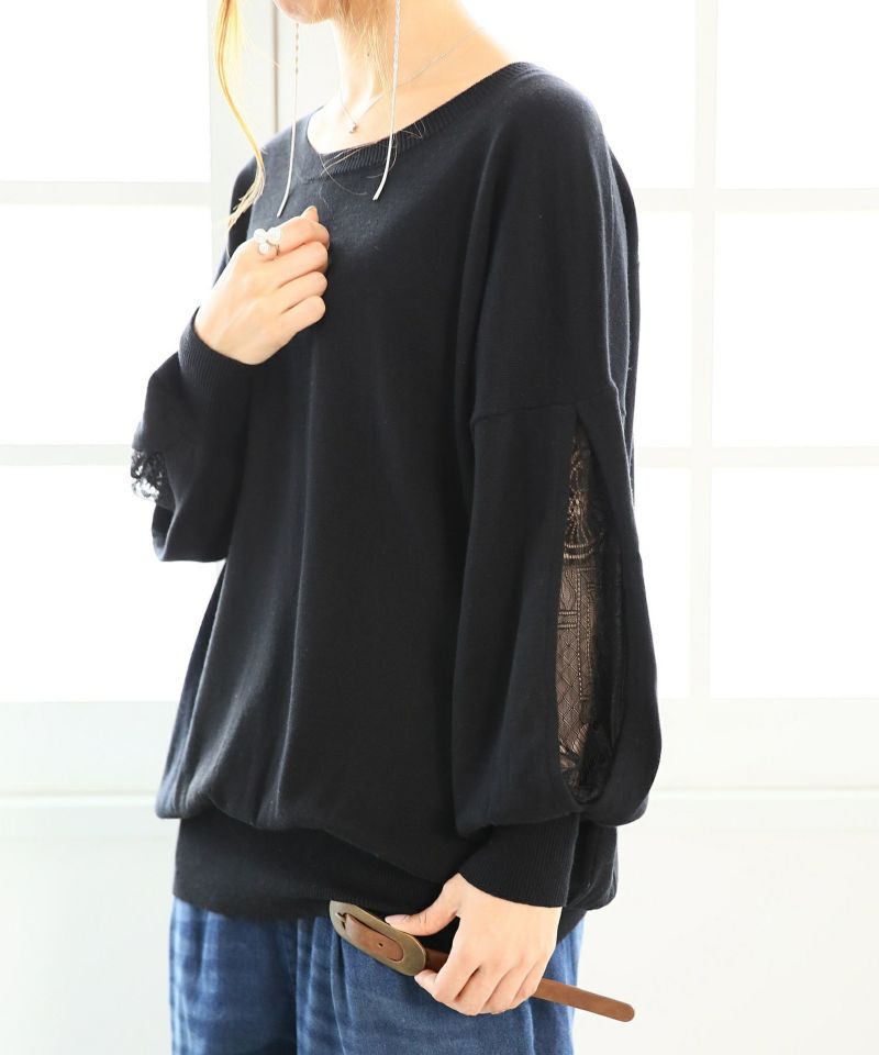 T by ALEXANDER WANG(ティーバイアレキサンダーワン) 長袖ニット セーターCA00985 CA00985 ブラック サイズ  S｜【公式】カインドオルオンライン ブランド古着・中古通販【kindal】