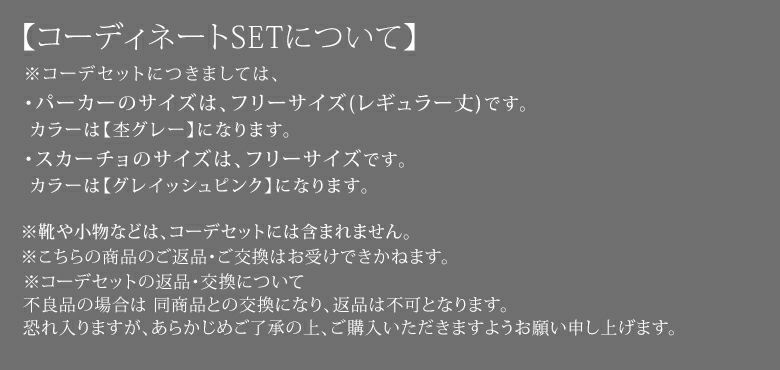 シンプルお洒落なパーカー スカーチョコーデ2点set