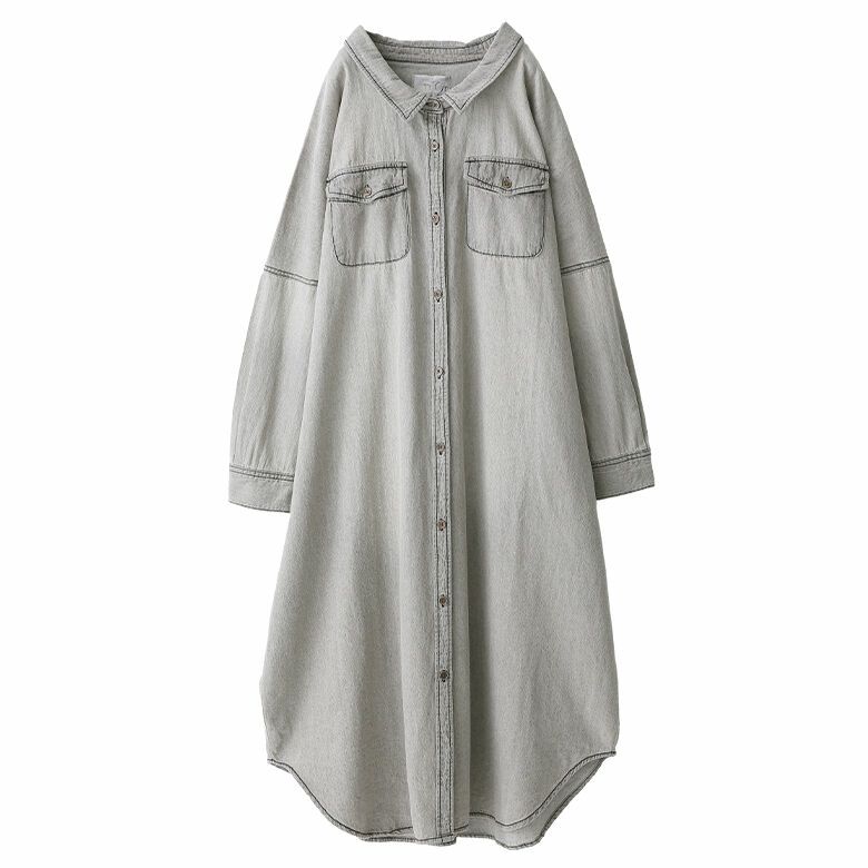 最高の品質の AMERICAN LONG YOUNG&OLSEN SHIR ロングシャツワンピース