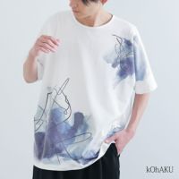 kOhAKU線画×ペイント風Tシャツ