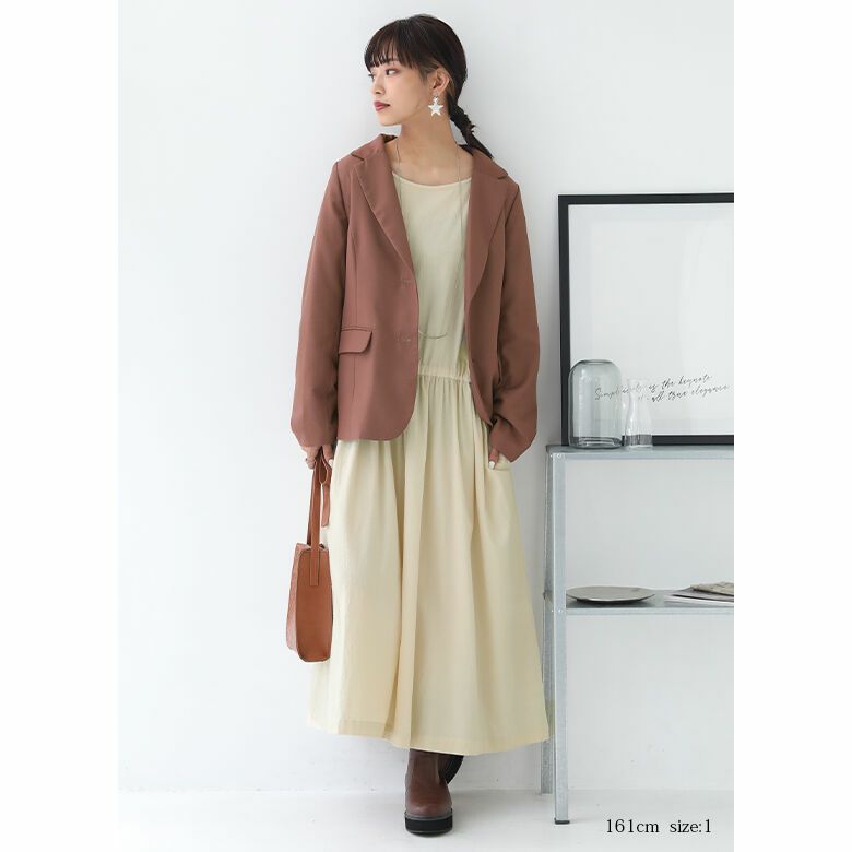 n'OrLABELバックプリーツジャケット』