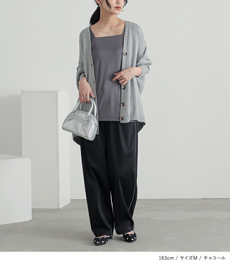 n'OrLABEL吸水速乾スクエアタンクトップ』