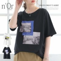 n'OrLABEL選べるフォトグラフィックTシャツ