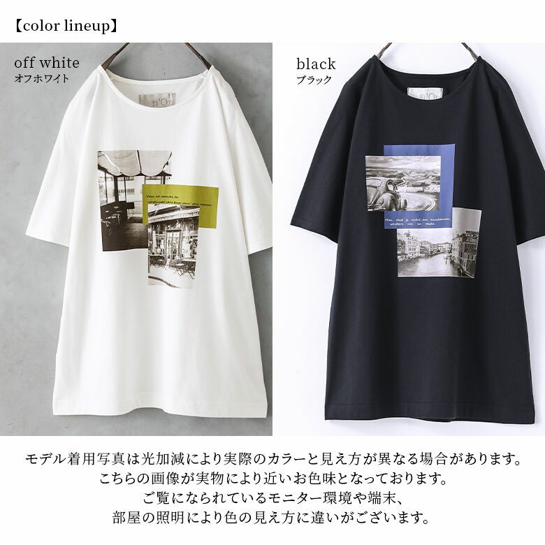 n'OrLABEL選べるフォトグラフィックTシャツ』