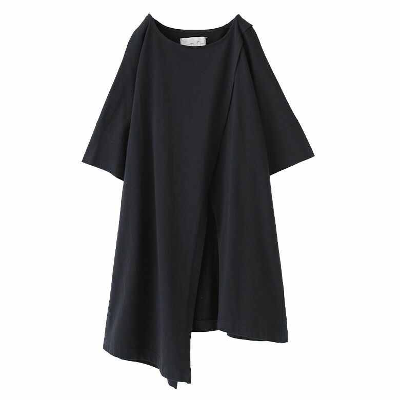 新品✨Ballsey シルク カシミヤ サイドスリットチュニック 異素材 GOLDJAPAN 大きいサイズ レディース チュニック ノースリーブ