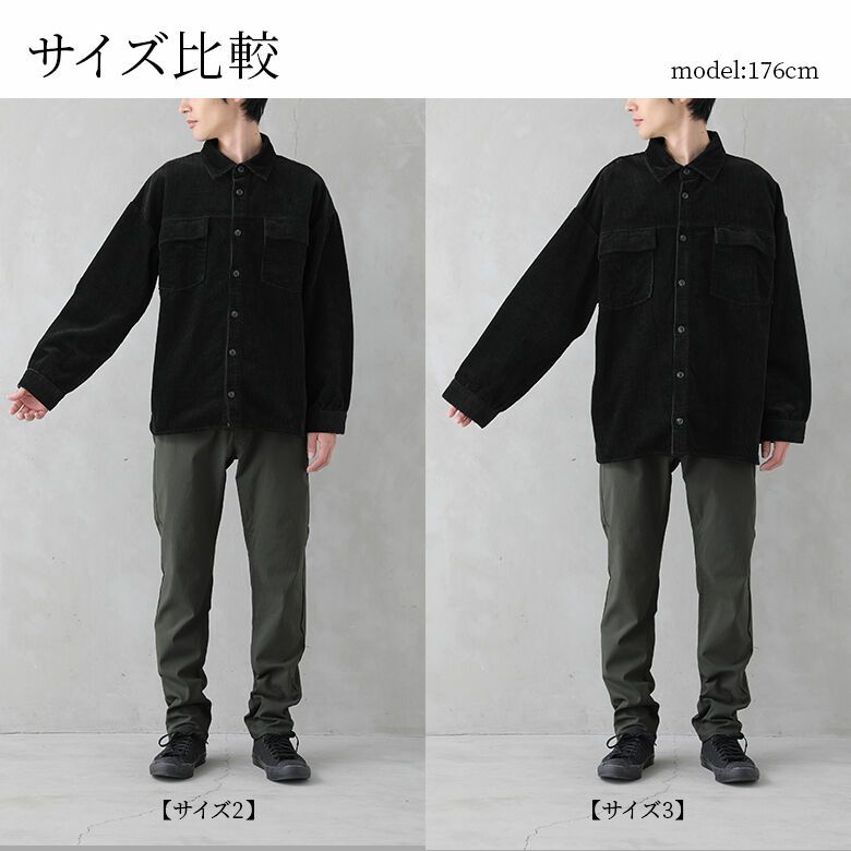 n'OrLABELコーデュロイシャツ』