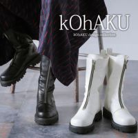 kOhAKUセンタージップミドル丈ブーツ