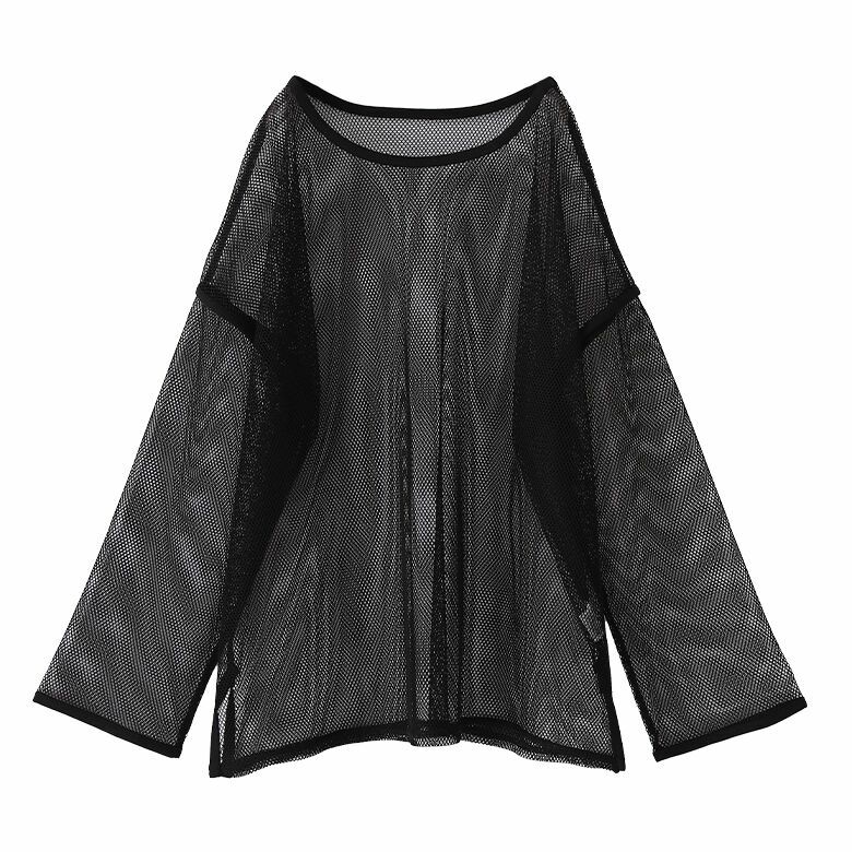 メッシュデザイントップス【5】【SALE】 フリーサイズ ブラック メッシュデザイントップス【5】【SALE】 フリーサイズ ブラック