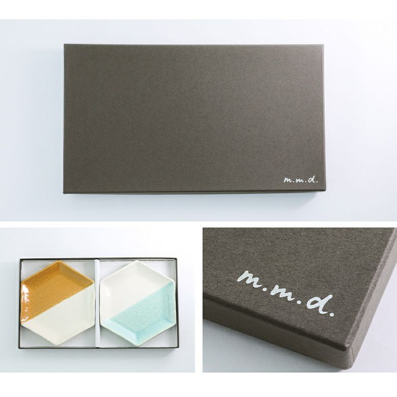 m.m.d.六角形取皿2枚セット』 m.m.d.六角形取皿2枚セット』