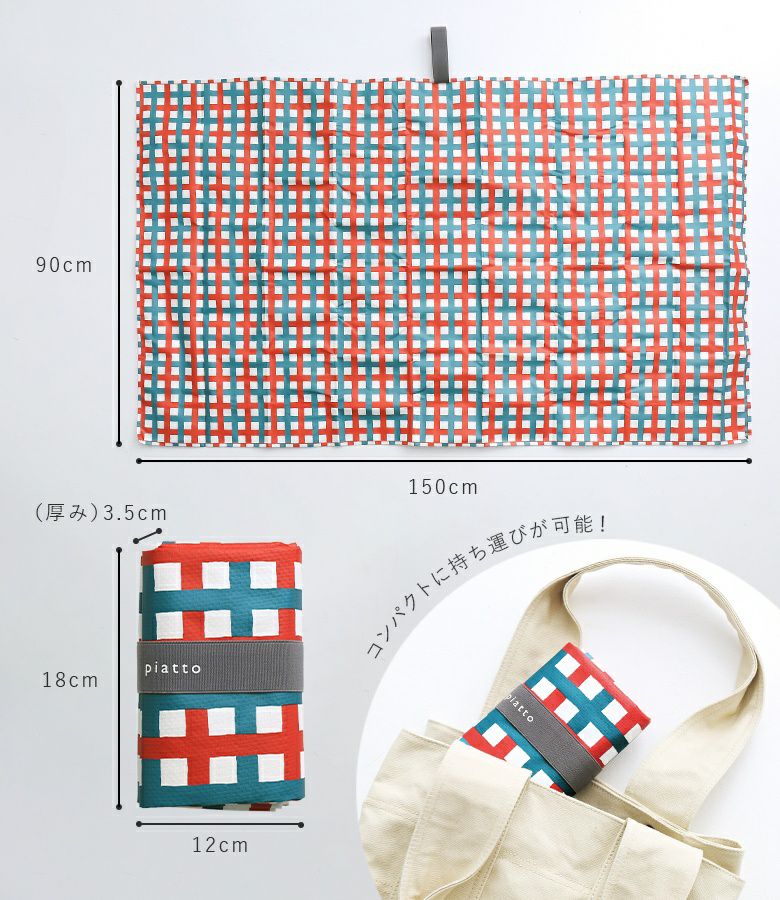 欧米製 チェック柄レジャーシート 185×62 10枚セット アウトドア寝具