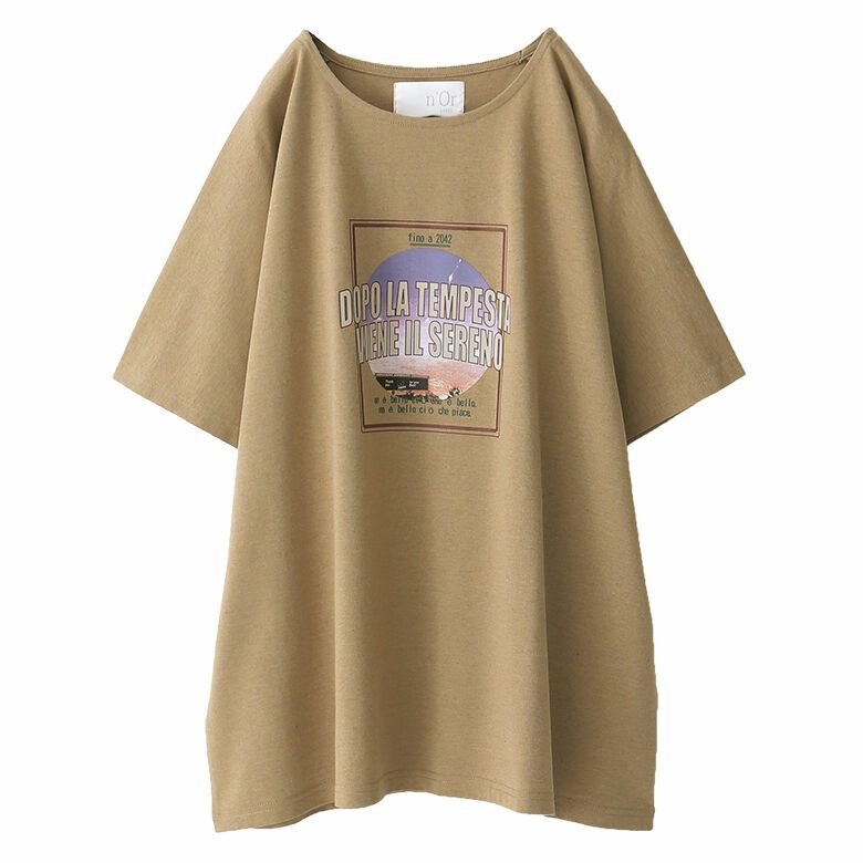 n'OrLABELツアープリントリサイクルTシャツ』