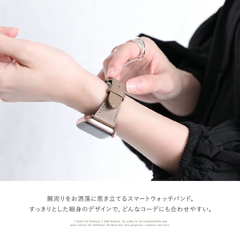 スマートウォッチ(ブラウンレザーバンド) Google Pixel Watch / 2 レザー ベルト バンド ブラック