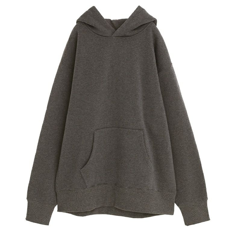 裏起毛プルオーバーパーカー【30】【SALE】 M チャコール 裏起毛プルオーバーパーカー【30】【SALE】 M チャコール