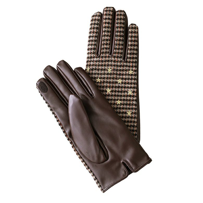 Casselini星モチーフ刺繍グローブ』