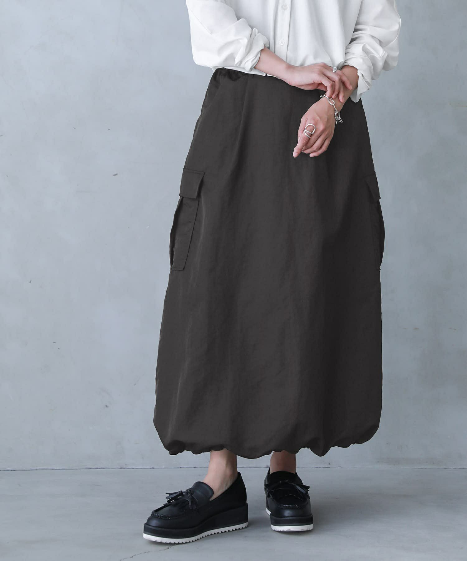 n'OrLABELバルーンカーゴスカート』