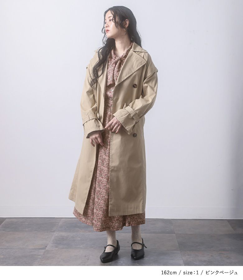 somari imaginationレトロ花柄プリントワンピース』