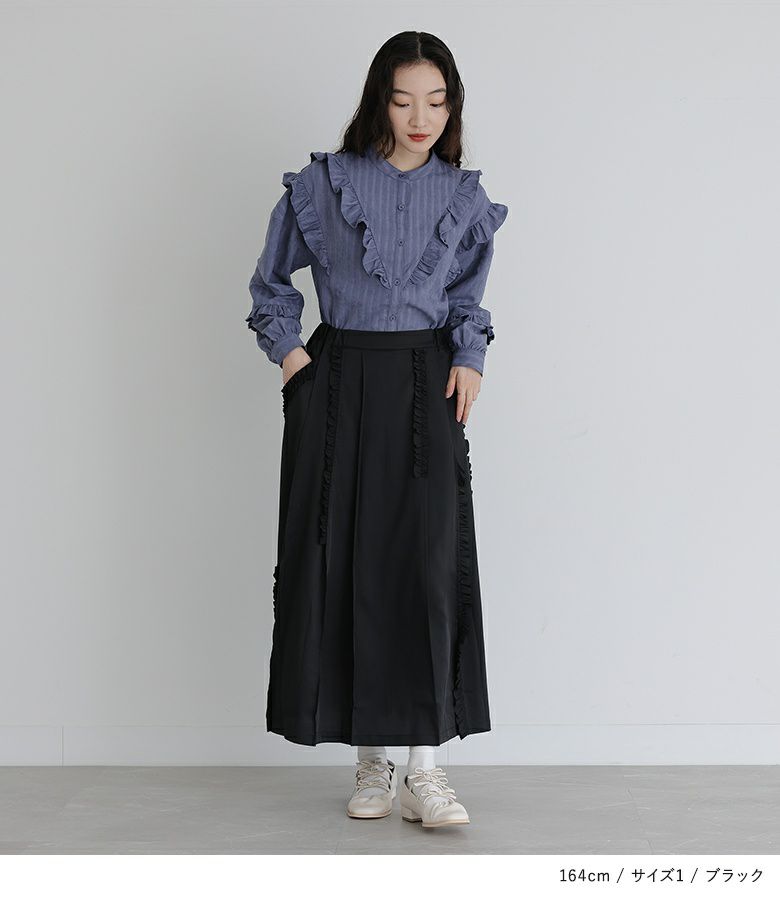 SELF PORTRAIT アシメントリースカート SELF PORTRAIT アシメントリースカート アシンメトリータックス
