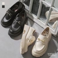somari imagination(ソマリイマジネーション)厚底デザインソールローファー