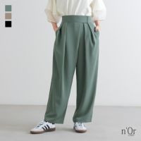 nOrLABEL(ノアールレーベル)タックデザインパンツ