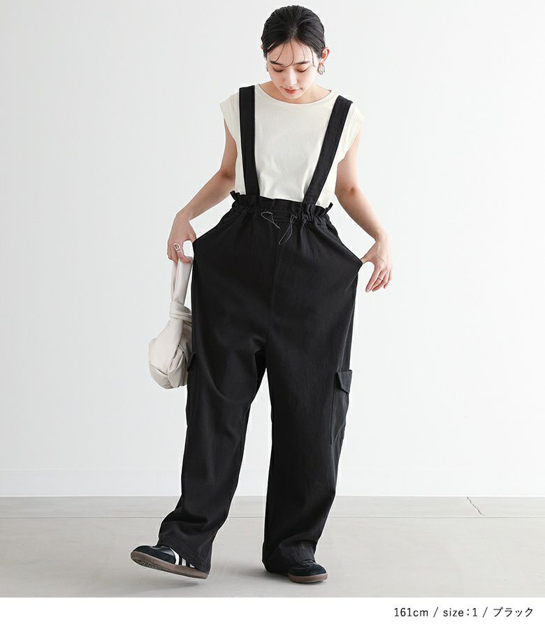 LENO オリーブ サロペット LENO リノ コットン ベイカー サロペット “BAKER SALOPETTE FADE