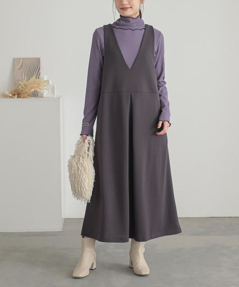 最終値下げ！okappalover ジャンスカ　パニエ2点セット Lovely Princess ジャンパースカート ワイン／select | tulle オン