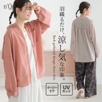 nOrLABEL(ノアールレーベル)防シワ＆UVカット加工シアーシャツ