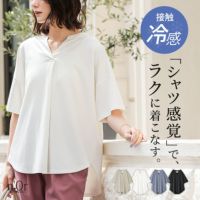 nOrLABEL(ノアールレーベル)イージーケアスキッパーデザインカットソー