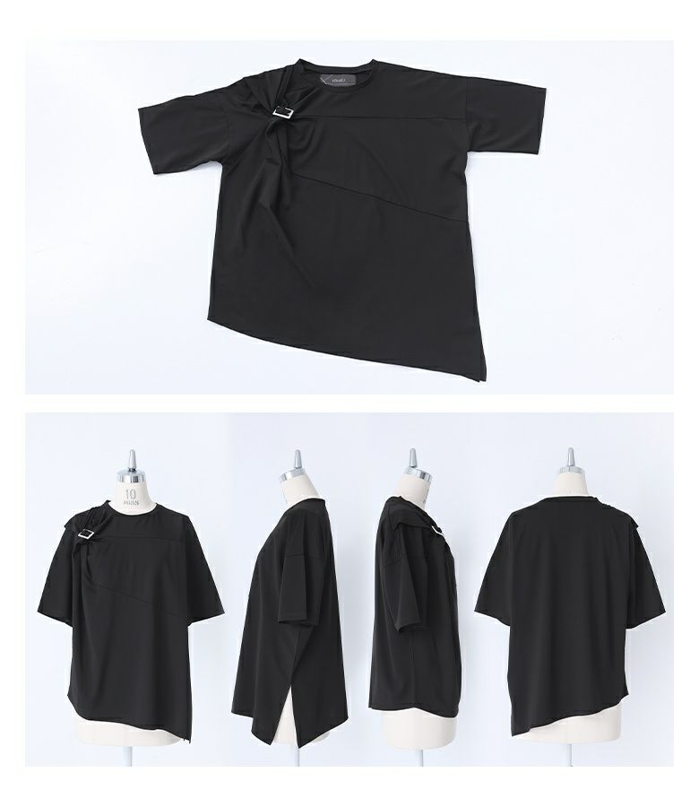 kOhAKUねじりアシメTシャツ』