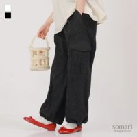 somari imagination(ソマリイマジネーション)コットンレースカーゴパンツ