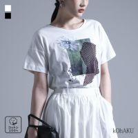 kOhAKU(コハク)コラージュプリントTシャツ