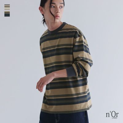 <br>『n'OrLABELボーダーロンＴ』<br>※返品交換不可※※メール便可※【10】
