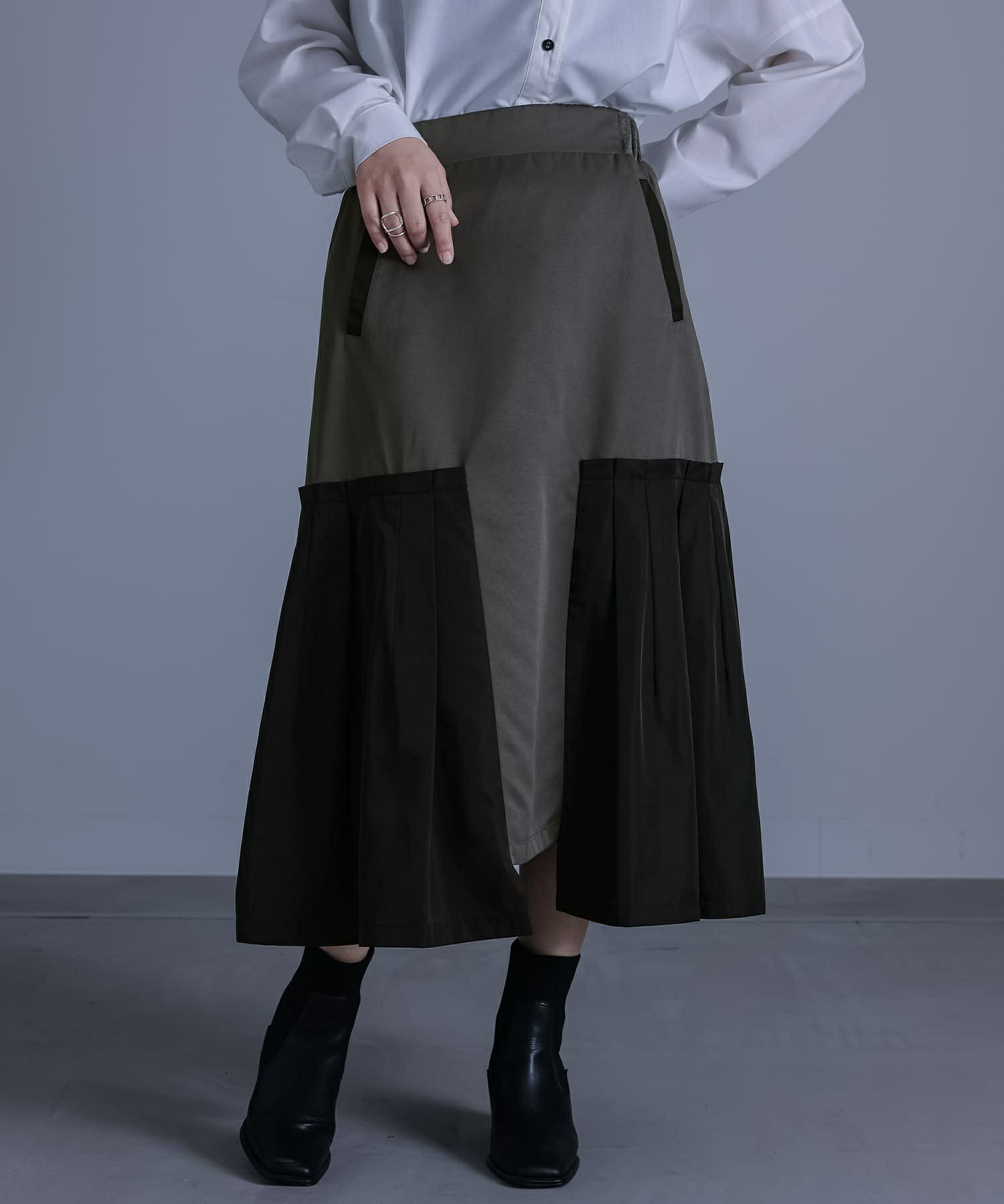 kOhAKUタックデザインスカート』