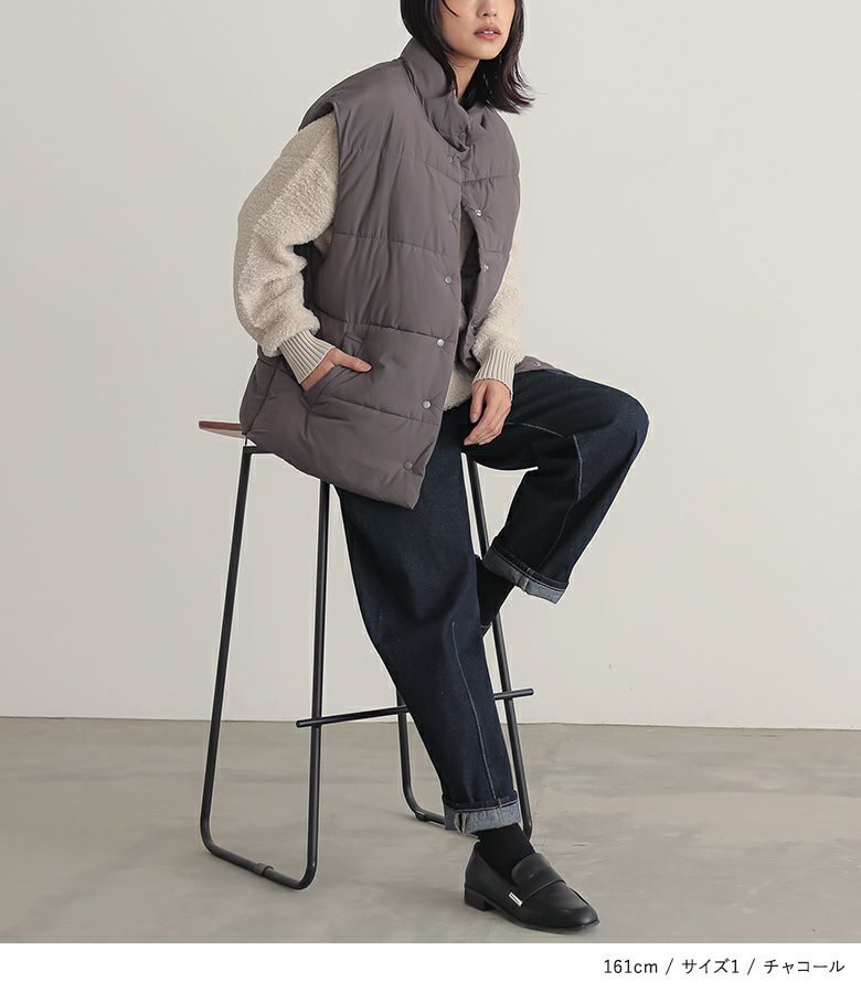 n'OrLABEL中綿ベスト』