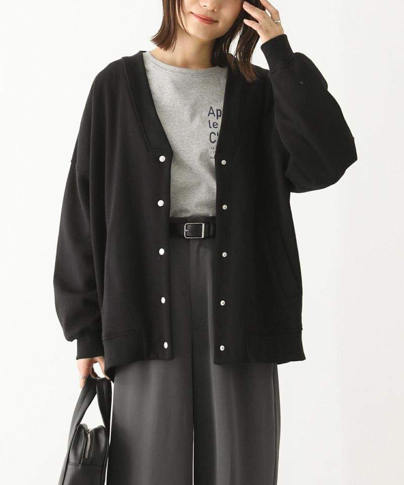 完売品】木梨サイクル 裏起毛スウェット スナップボタン
