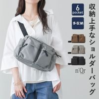nOrLABEL(ノアールレーベル)ナイロンショルダーバッグ