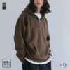 nOrLABEL(ノアールレーベル)裏起毛ハーフジップフーディ