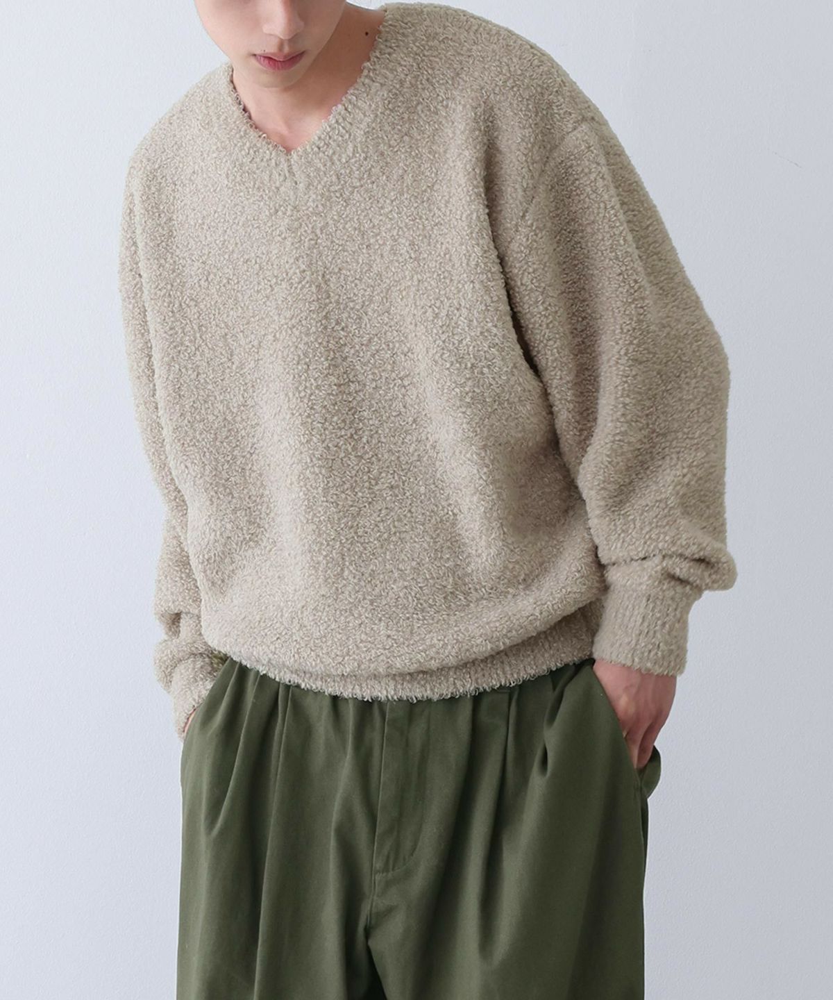 ブークレニット【70】【SALE】 M グレージュ ブークレニット【70】【SALE】 M グレージュ