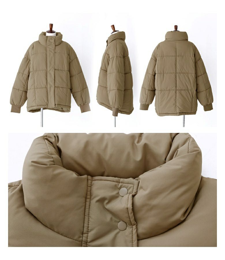 n'OrLABEL中綿ボリュームブルゾン』